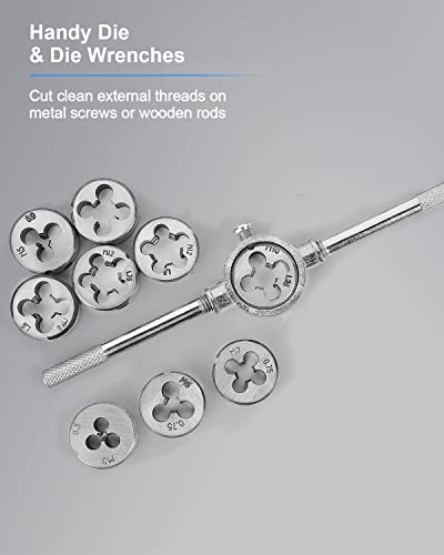 GCCSJ 미터 탭 앤 다이 세트 M2-M18 110 PCS 3번 사진