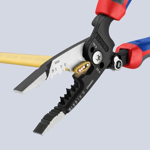 KNIPEX 단조 와이어 스트리퍼 10-20 AWG 6-32 8-32 나사 절단 5번 사진
