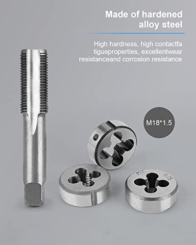 GCCSJ 미터 탭 앤 다이 세트 M2-M18 110 PCS 4번 사진
