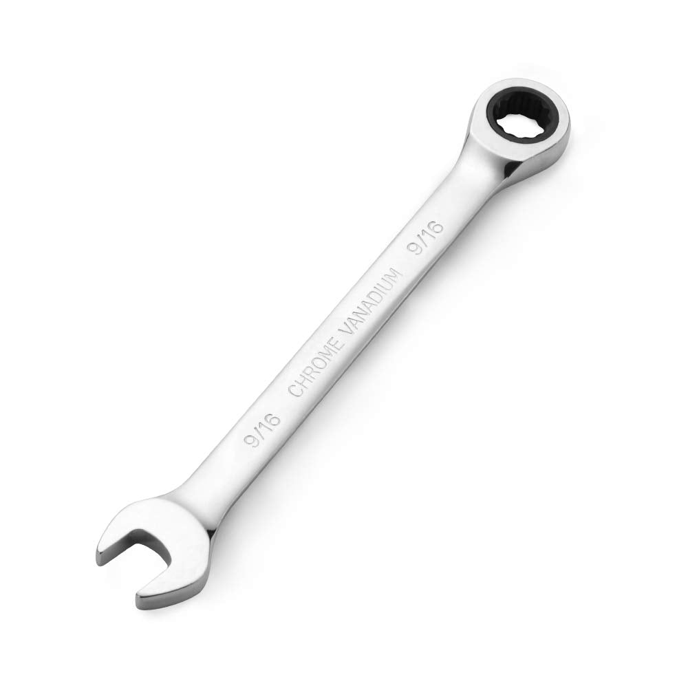 FLZOSPER 래칫 렌치 세트 18피스 6-22mm·24mm 미터 72톱니 CR-V 공구 가방 포함