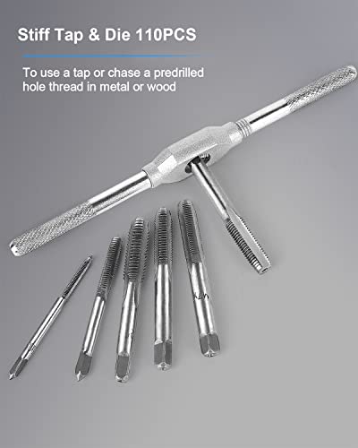 GCCSJ 미터 탭 앤 다이 세트 M2-M18 110 PCS 2번 사진