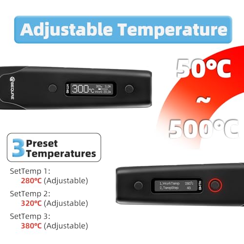 SEQURE HT140 휴대용 2-in-1 핫 트위저 인두 키트 SMD 작업용 17번 사진
