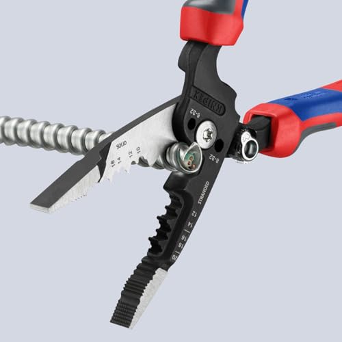 KNIPEX 단조 와이어 스트리퍼 10-20 AWG 6-32 8-32 나사 절단 4번 사진