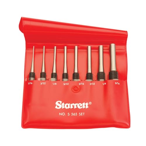 Starrett 드라이브 핀 펀치 세트 널링 그립 경화강 미국산 1번 사진