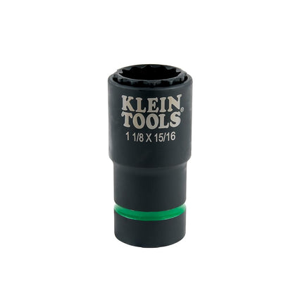 KLEIN TOOLS 2-in-1 SAE 임팩트 소켓 세트 6피스 12각 딥 소켓 1번 사진