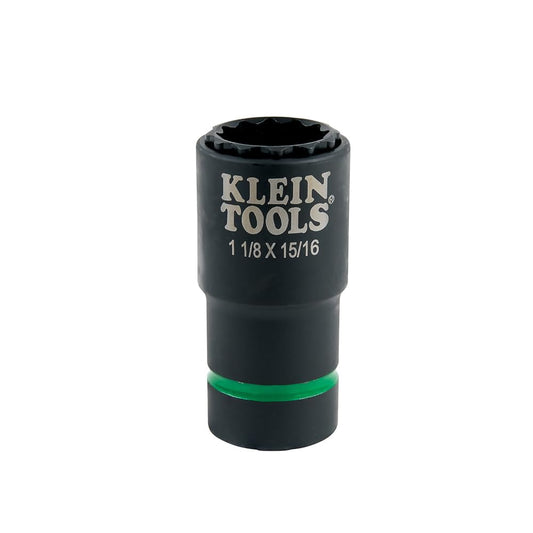 KLEIN TOOLS 2-in-1 SAE 임팩트 소켓 세트 6피스 12각 딥 소켓 1번 사진
