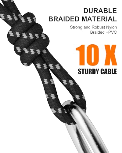 VANDESAIL XLR 마이크 케이블 25 FT 24AWG 산소무함유 구리 이중 차폐 나일론 브레이드 3번 사진
