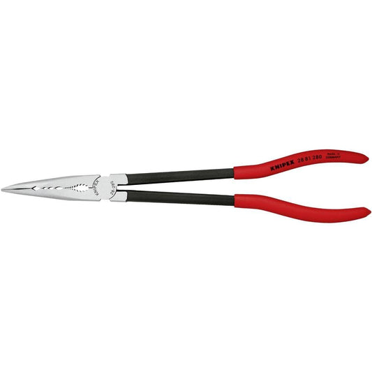 KNIPEX 28 81 280 롱 리치 니들 노즈 플라이어 45도 1번 사진