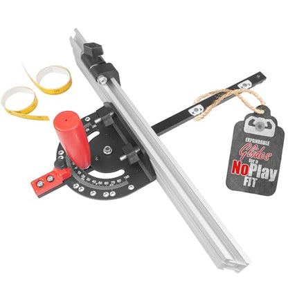 Fulton Woodworking Tools 정밀 미터 게이지 알루미늄 미터 펜스 45도 1번 사진
