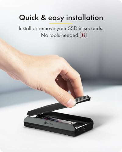 ICY BOX M.2 NVMe SSD 외장케이스 40Gbps 2280/2260/2242/2230 4/3/USB4/3.2/3.1 14번 사진