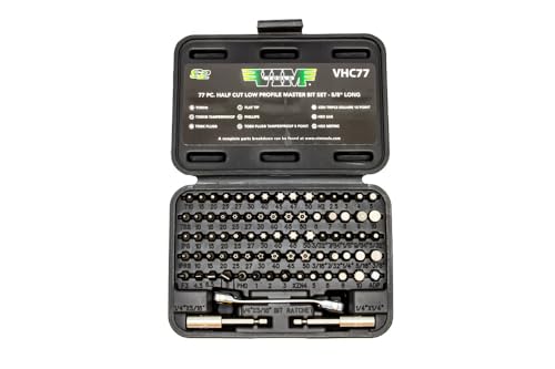 VIM Tools VHC77 하프 컷 스터비 비트 세트 77-Piece 1번 사진