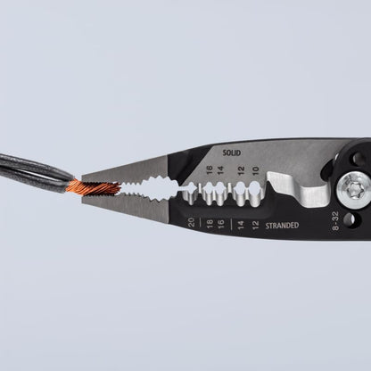 KNIPEX 단조 와이어 스트리퍼 10-20 AWG 6-32 8-32 나사 절단 8번 사진