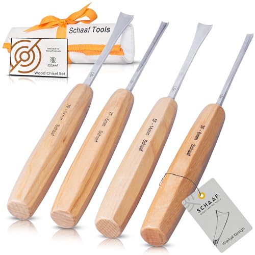 Schaaf Wood Carving Tools 캔버스 케이스 목공 조각도 세트 1번 사진