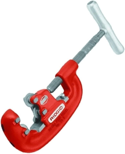 RIDGID 32870 모델 42-A 4륜 파이프 커터, 3/4인치~2인치 스틸 파이프 커터, 실버/레드, 스몰 1번 사진