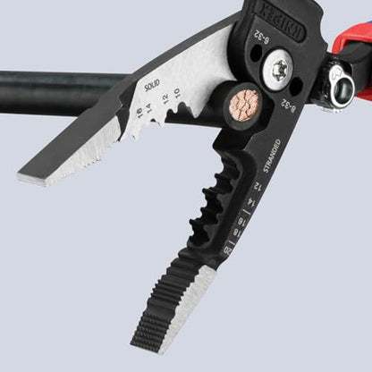 KNIPEX 단조 와이어 스트리퍼 10-20 AWG 6-32 8-32 나사 절단 3번 사진