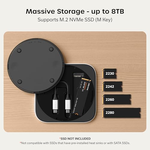 Satechi USB4 Slim NVMe SSD 인클로저 40Gbps 12번 사진