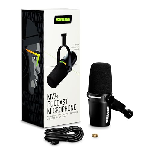 Shure MV7+ USB-C & XLR 팟캐스트 다이나믹 마이크 2번 사진