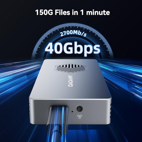 ANYOYO M.2 NVMe SSD 외장케이스 40Gbps 쿨링팬 JHL7440 4/3/USB4 11번 사진