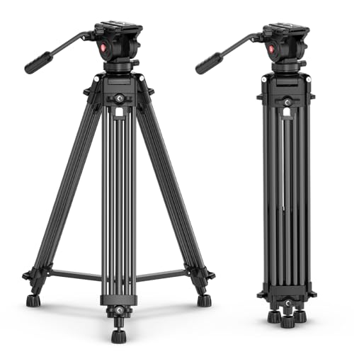ULANZI MT-81 비디오 삼각대 61인치 155cm 8kg 지지 1번 사진