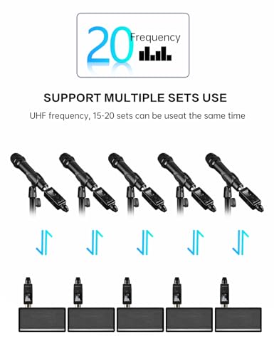 EBJ 무선 마이크 송수신기 M-ONE UHF 48V 팬텀 전원 XLR 6번 사진