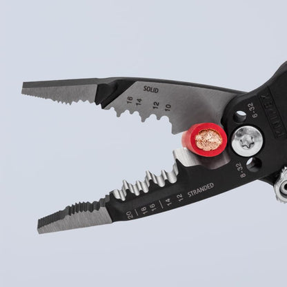 KNIPEX 단조 와이어 스트리퍼 10-20 AWG 6-32 8-32 나사 절단 7번 사진