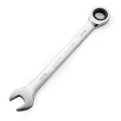 FLZOSPER 래칫 렌치 세트 18피스 6-22mm·24mm 미터 72톱니 CR-V 공구 가방 포함