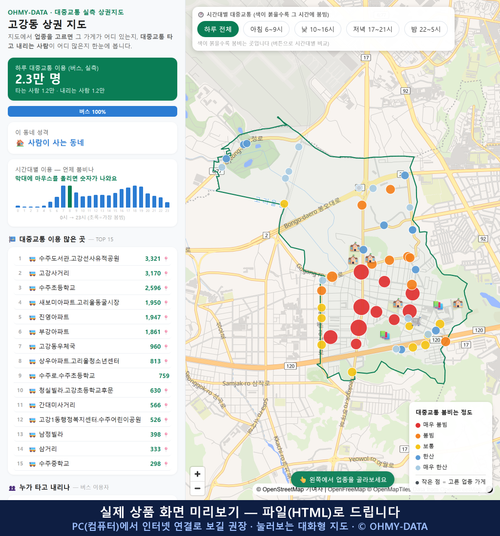 인터랙티브 지도 미리보기(실제 상품은 클릭형 HTML)