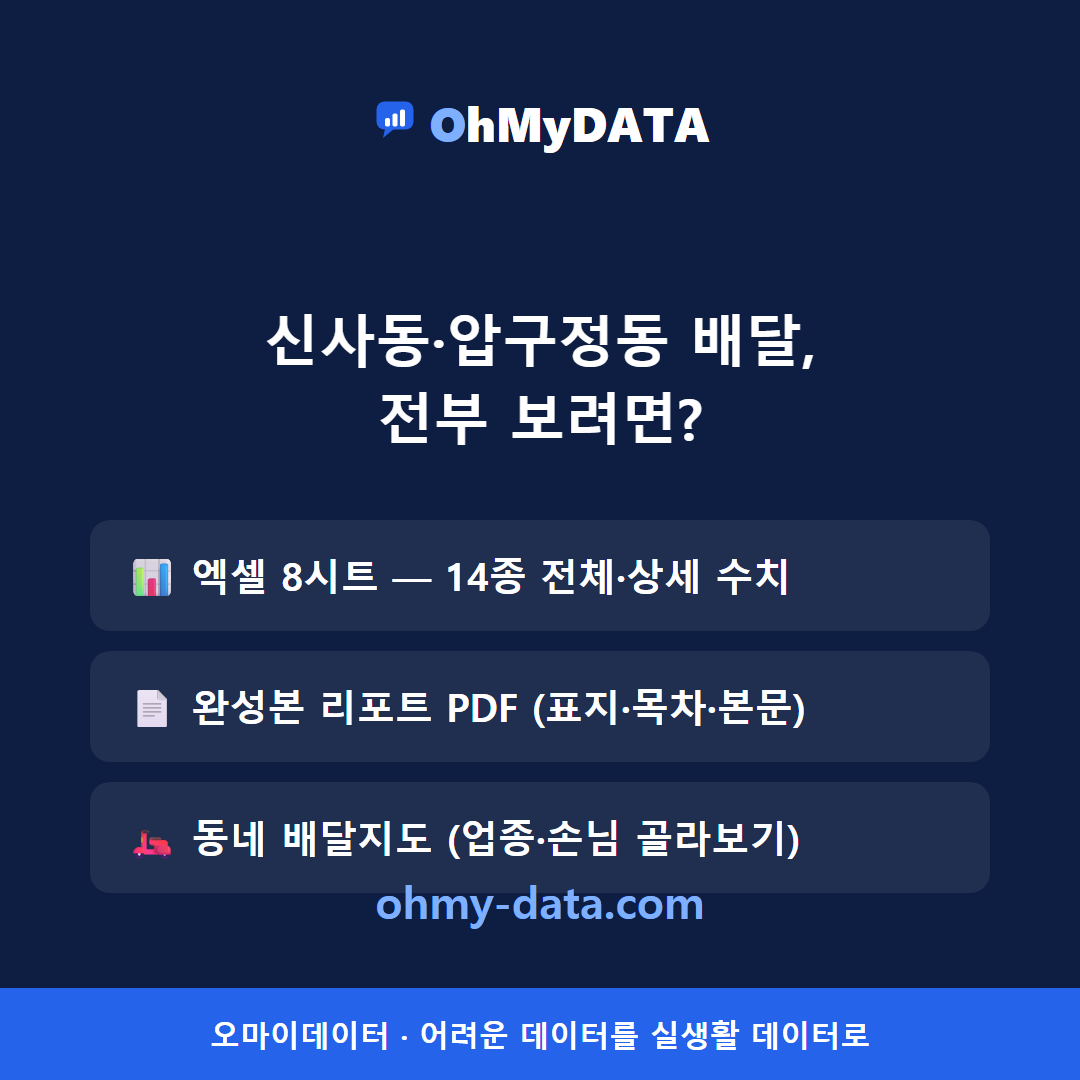 신사동·압구정동 맛보기 4/4