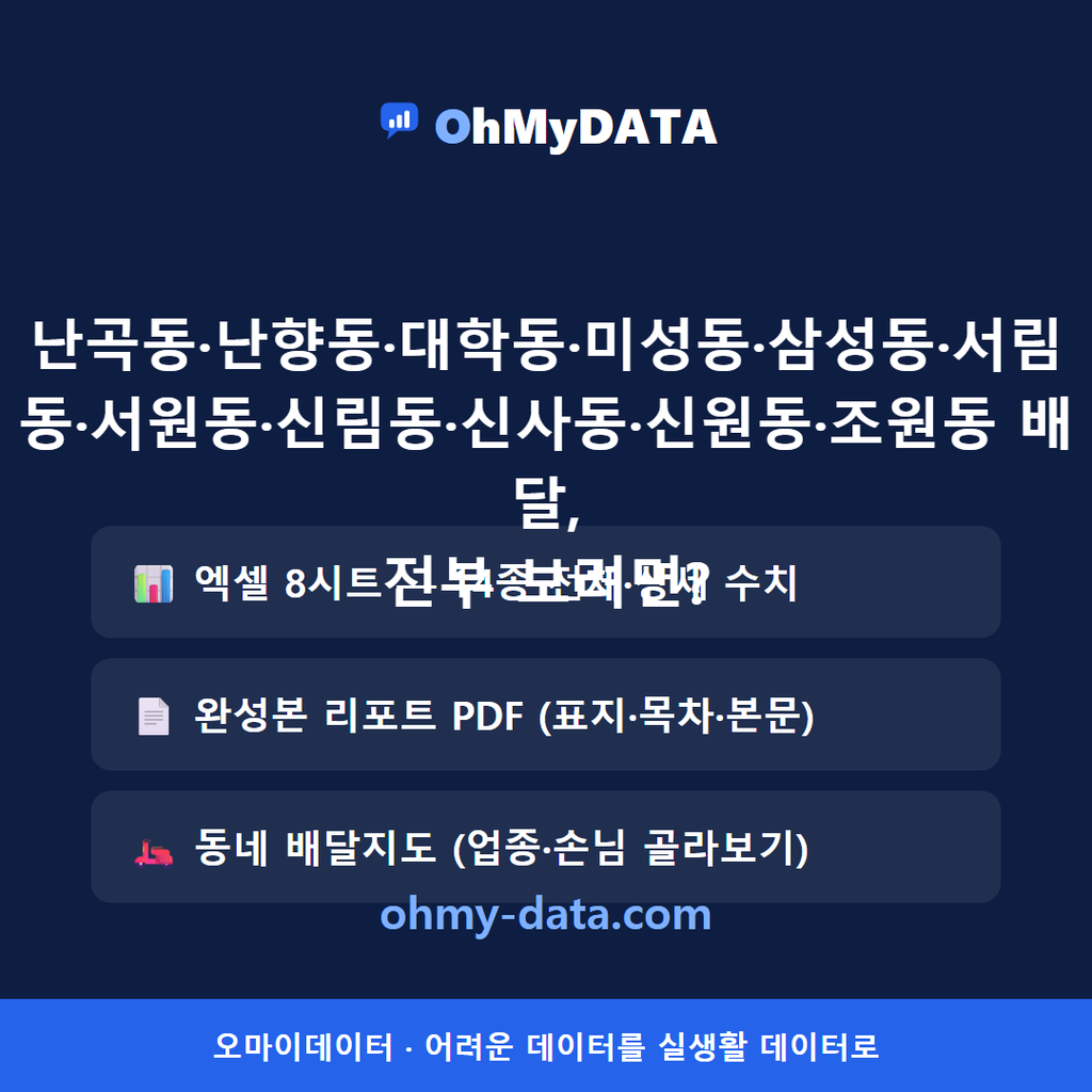 난곡동·난향동·대학동·미성동·삼성동·서림동·서원동·신림동·신사동·신원동·조원동 맛보기 4/4