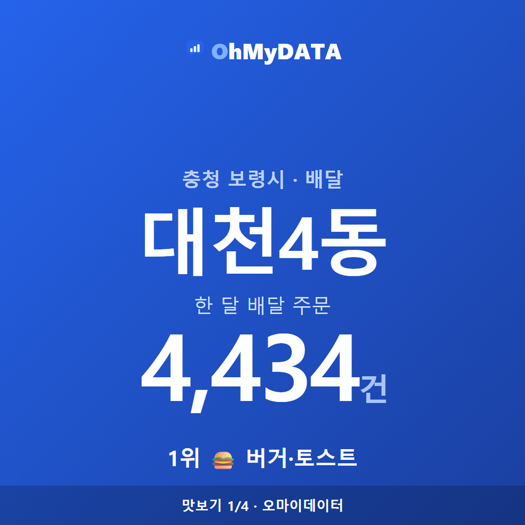 대천4동 맛보기 1/4