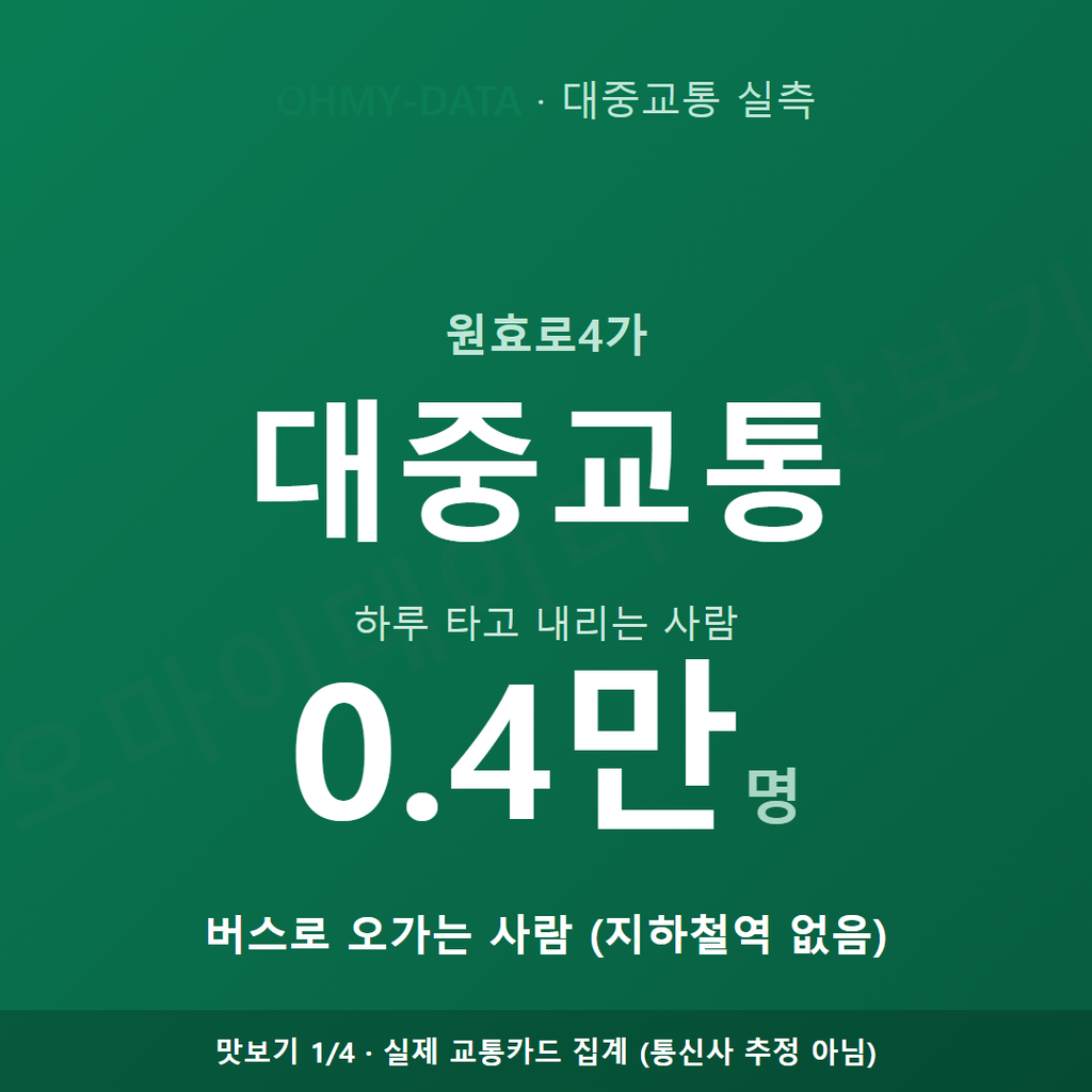 원효로4가 맛보기