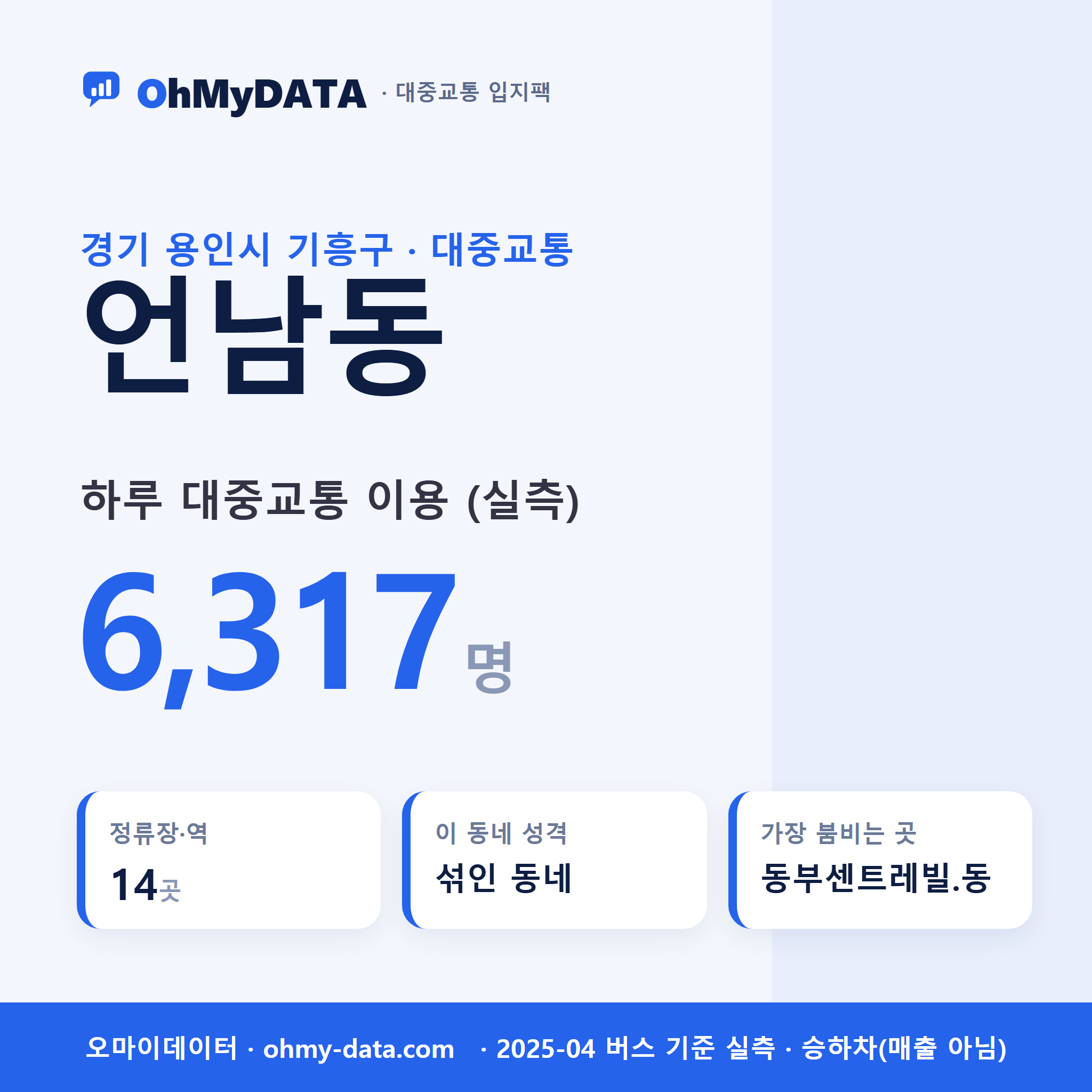 언남동 대중교통 입지팩 표지