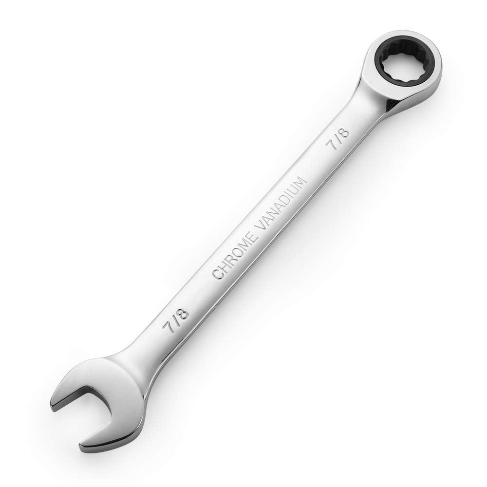 FLZOSPER 래칫 렌치 세트 18피스 6-22mm·24mm 미터 72톱니 CR-V 공구 가방 포함