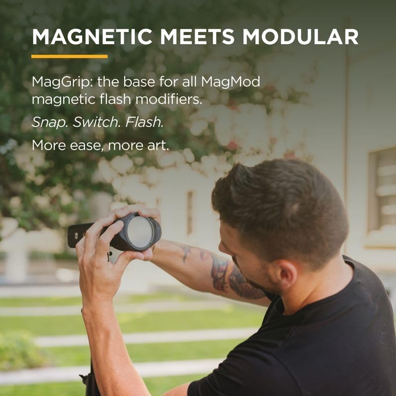 MagMod 매그그립 2 & 매그스피어 2 번들 카메라 플래시 디퓨저 세트 3번 사진