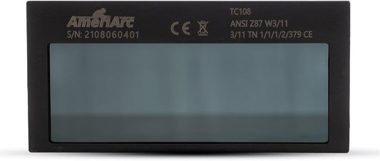 AMERIARC 자동 다크닝 용접 렌즈 2x4 Shade 9 TIG 용접 헬멧 교체용 1번 사진