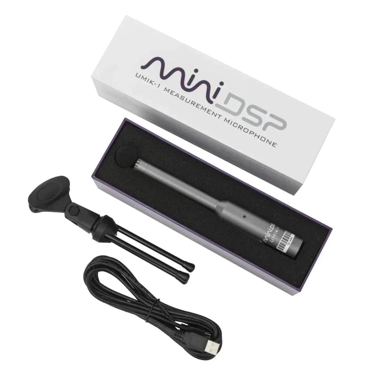 miniDSP UMIK-1 캘리브레이션 측정 마이크 삼각대 USB 케이블 윈드스크린 포함 2번 사진