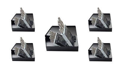 Accusize Industrial Tools HSS 미터 탭 드릴 세트 18pc 0001-0052 9번 사진