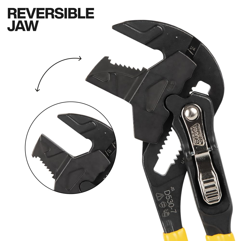 KLEIN TOOLS 플라이어 렌치 7인치 D5307·D53010 금속 배관용 3번 사진
