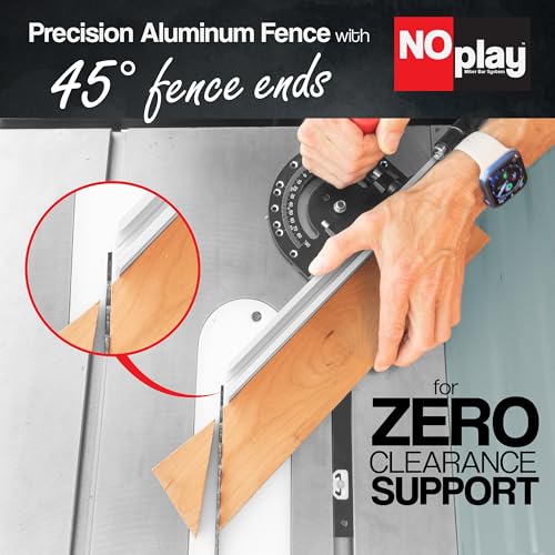 Fulton Woodworking Tools 정밀 미터 게이지 알루미늄 미터 펜스 45도 7번 사진