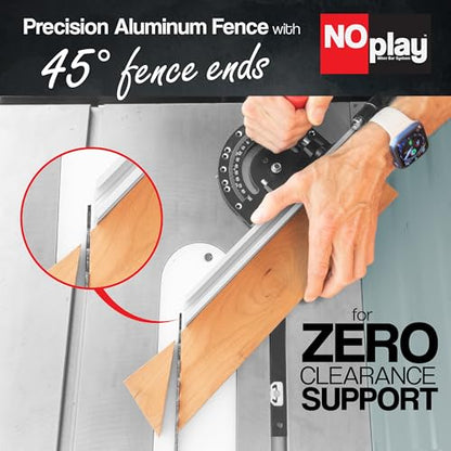 Fulton Woodworking Tools 정밀 미터 게이지 알루미늄 미터 펜스 45도 7번 사진