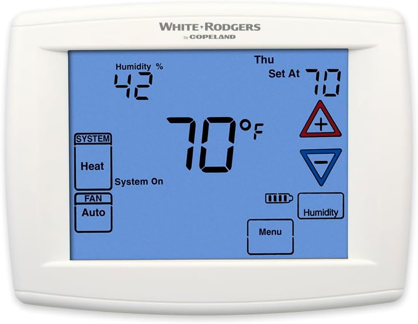 White-Rodgers 90 Series Blue 프로그래머블 만능 온도조절기 1F95-1291 1번 사진