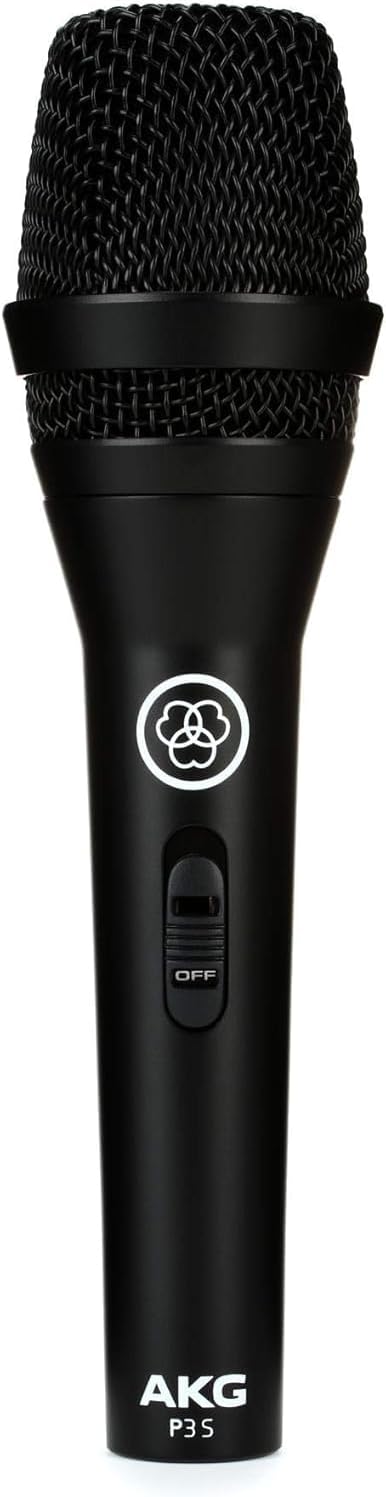 AKG P3S 다이나믹 보컬 마이크 온오프 스위치 XLR 40-20000Hz 1번 사진