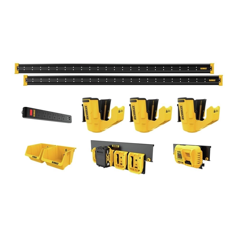 DEWALT 파워툴 정리함 10종 세트 메탈 레일 포함 1번 사진