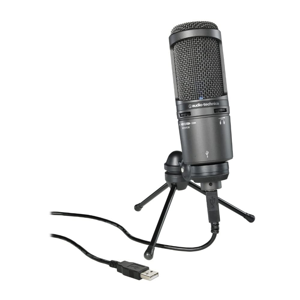 Audio-Technica AT2020 USB 콘덴서 마이크 스트리밍 팟캐스팅 헤드폰 붐암 세트 11번 사진