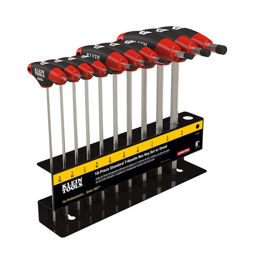 KLEIN TOOLS T핸들 육각 렌치 세트 JTH910E 9인치 SAE 1번 사진