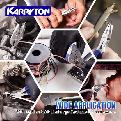 KARRYTON 20피스 플라이어 세트 수납 케이스 포함 7번 사진