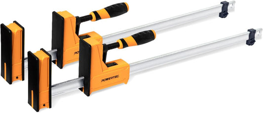 POWERTEC 평행 조 바 클램프 24인치 목공용 스틸 2PK 71368 1번 사진