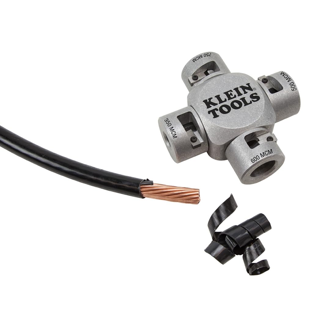 KLEIN TOOLS 대형 케이블 스트리퍼 21050 750-350 MCM MTW THHN THWN-2 7번 사진