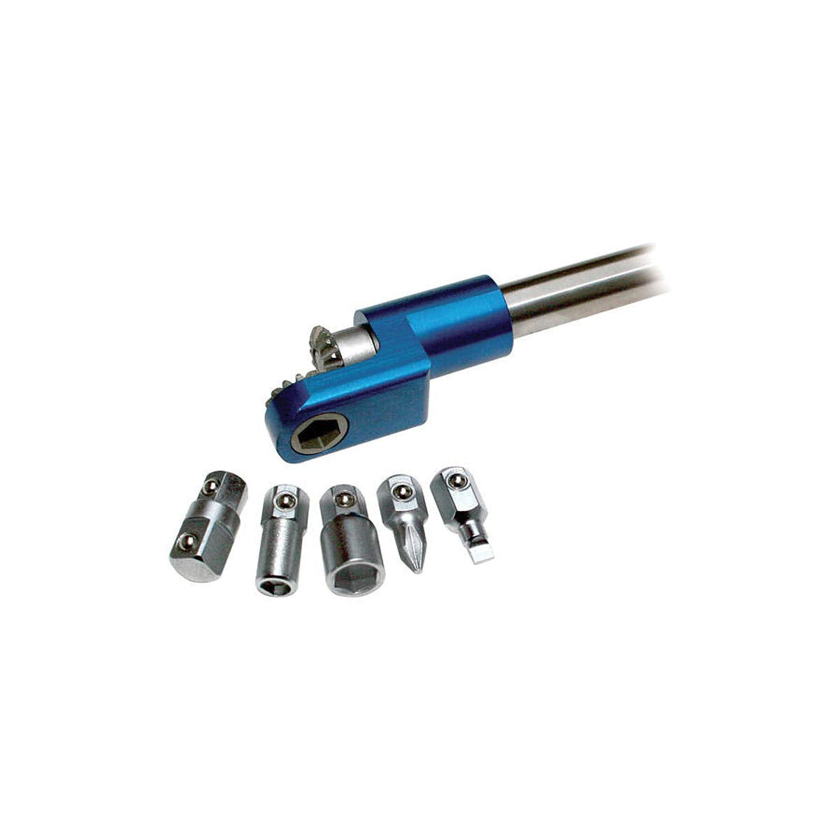 4into1 Motion Pro 90도 1/4인치 육각 드라이버 카뷰레터 공구 08-0229 1번 사진