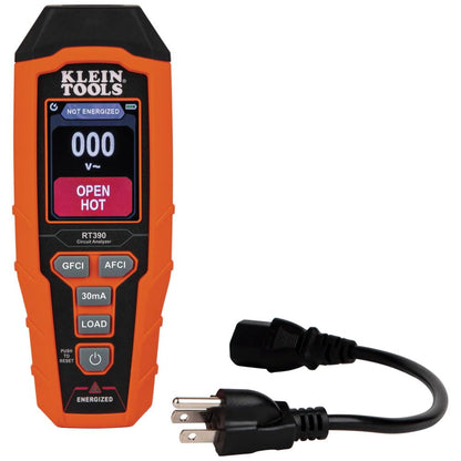 KLEIN TOOLS RT390 회로 분석기 AFCI GFCI 테스터 전압강하 측정 대형 컬러 LCD 9번 사진